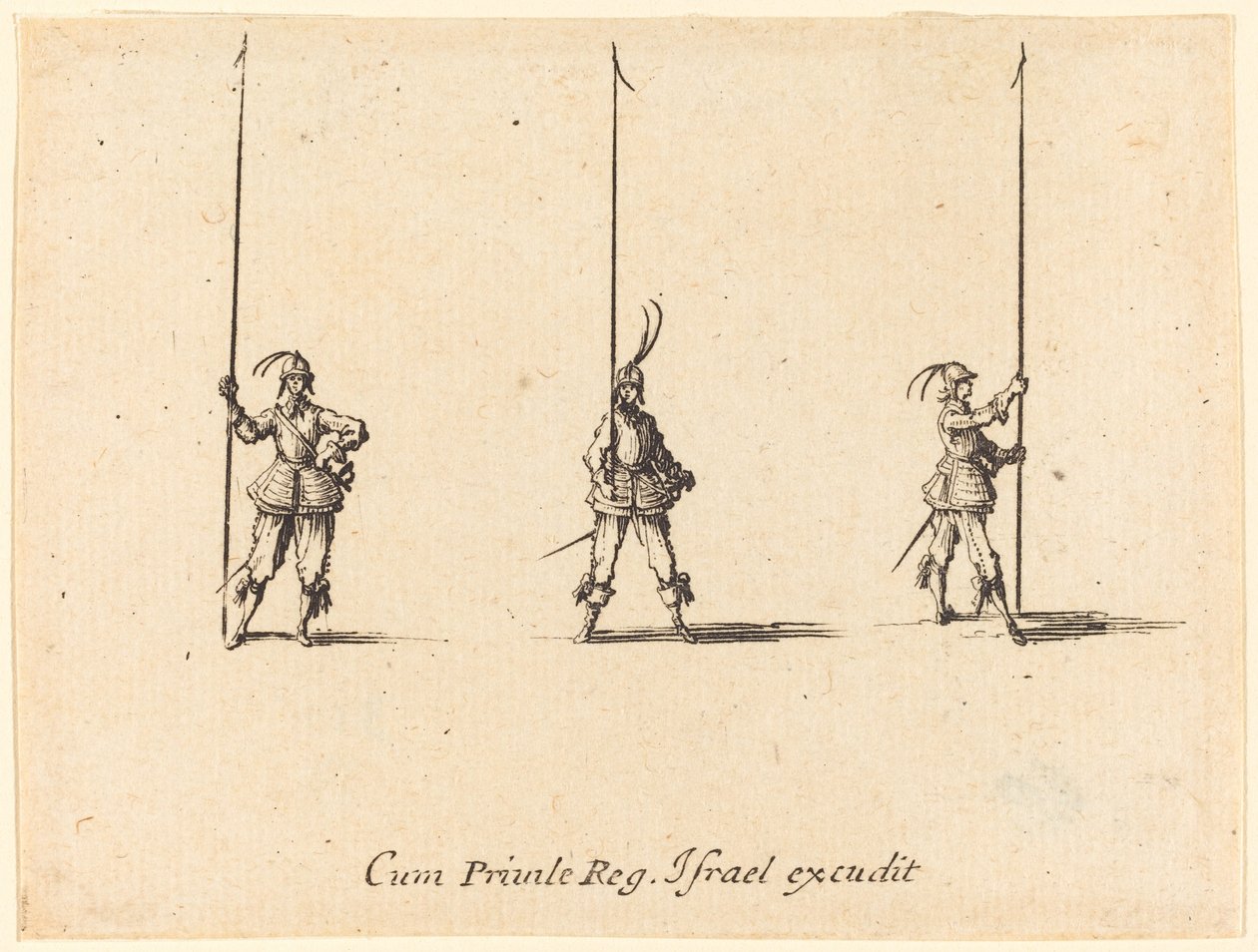 Borra med upphöjda gäddor av Jacques Callot