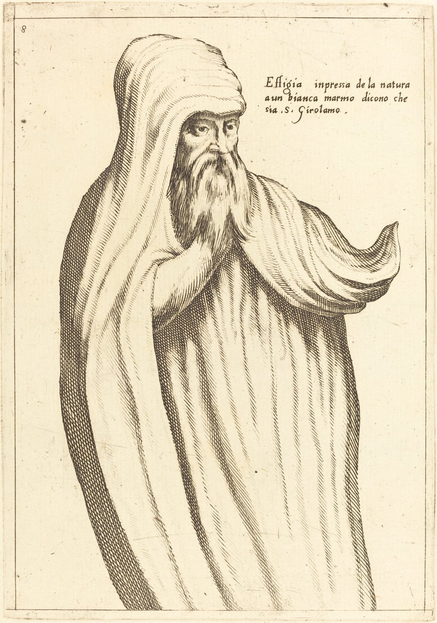 Bild av St. Hieronymus av Jacques Callot
