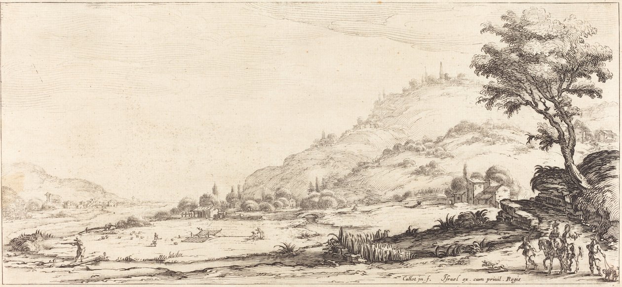 Jaga fåglar av Jacques Callot