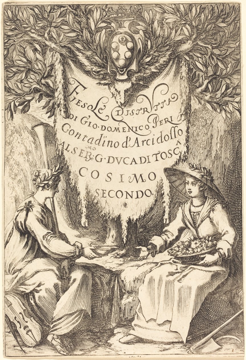 Den vackra trädgårdsmästaren av Jacques Callot