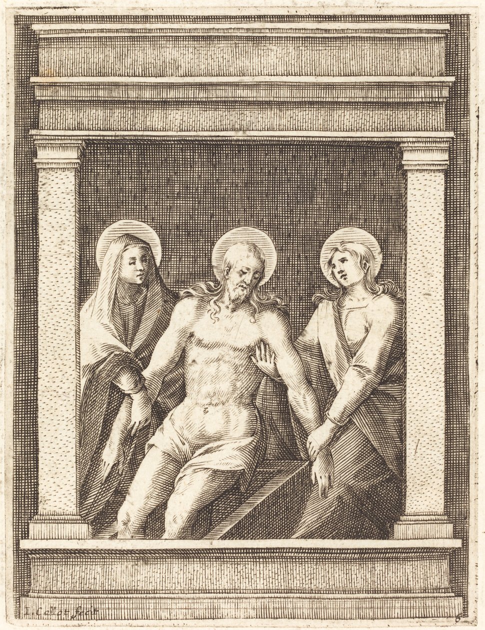 Klagosång, 16081611. av Jacques Callot