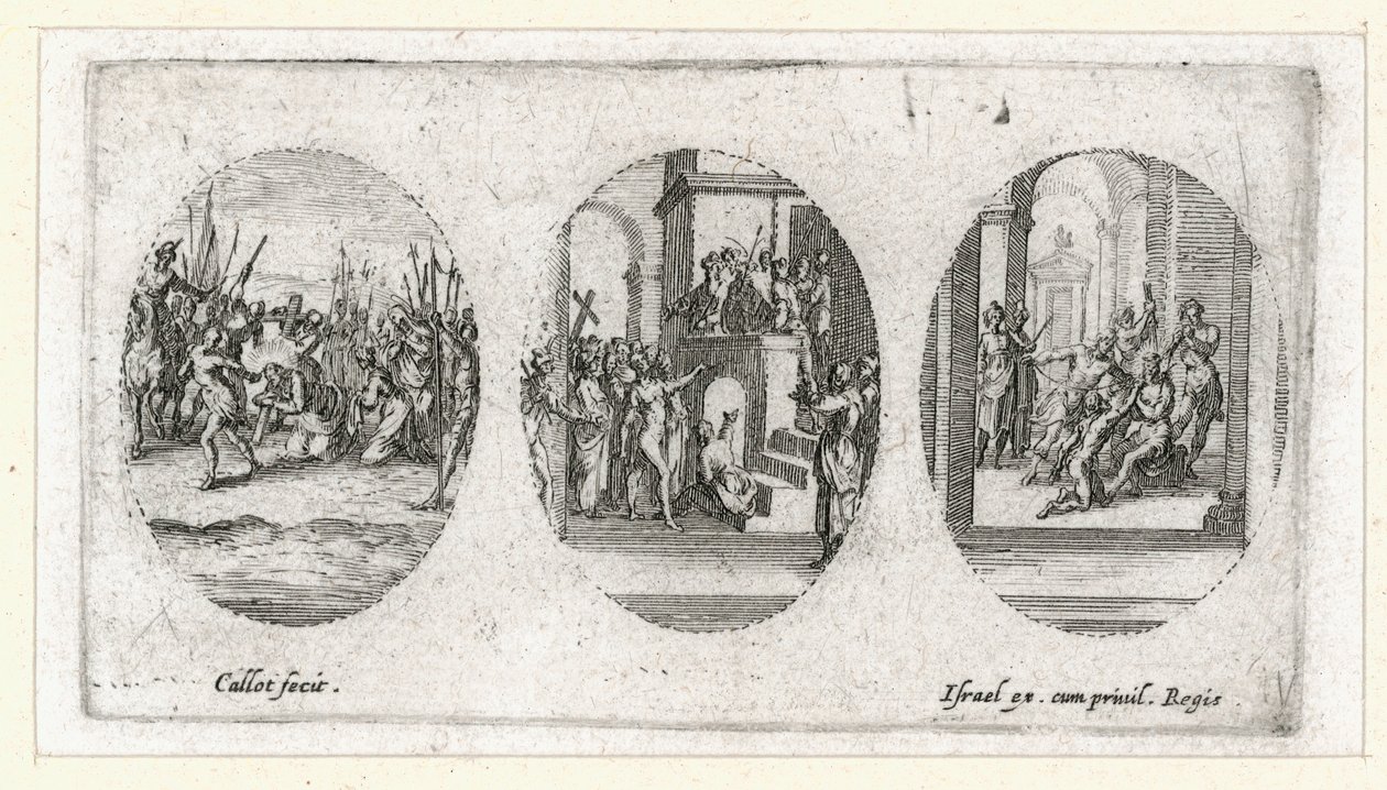 Passionens mirakel ... (gravyr) av Jacques Callot