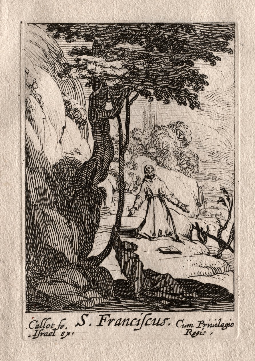 The Penitents: St. Francois av Jacques Callot