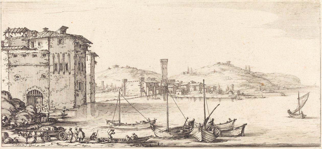 Laddar varor av Jacques Callot