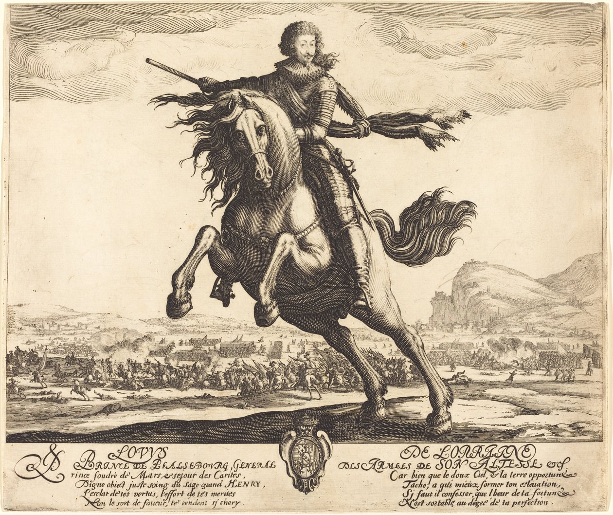 Ludvig av Lorraine, prins av Phalsbourg av Jacques Callot