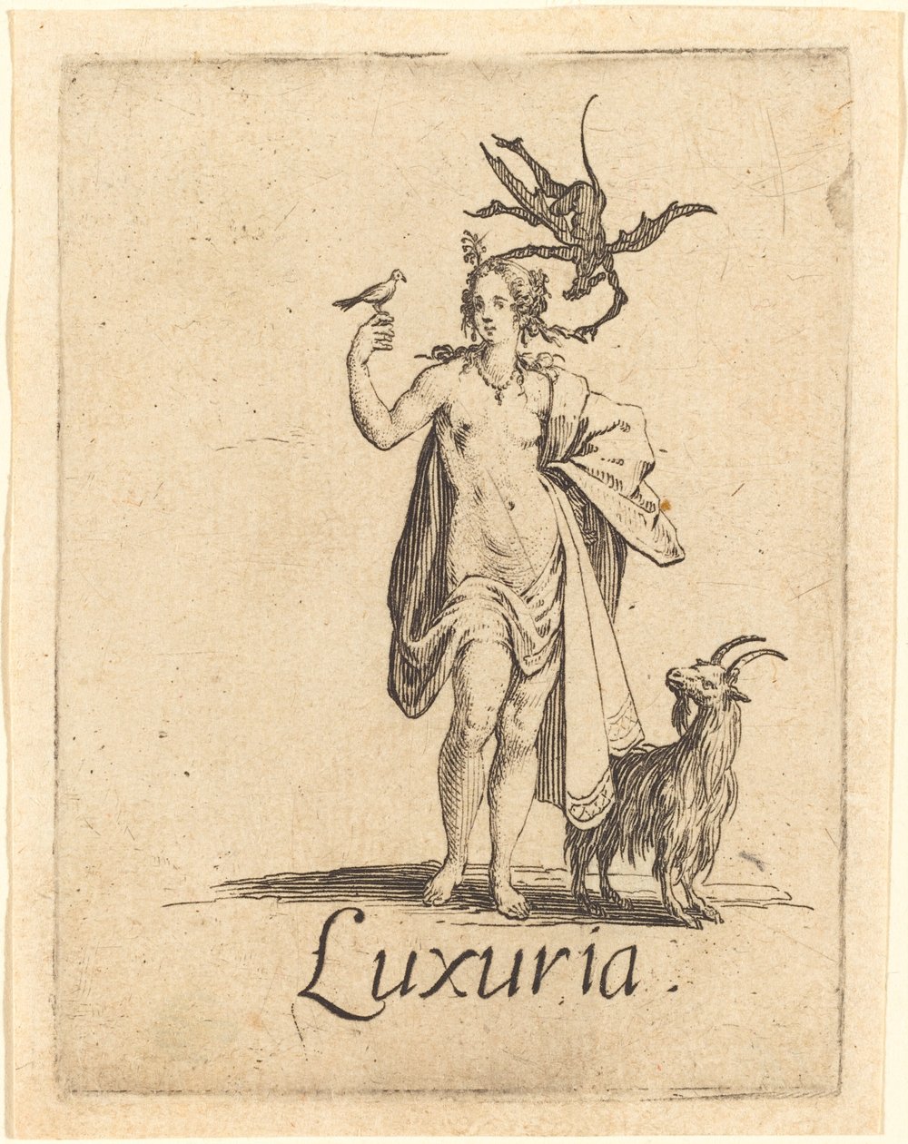 Lust, troligen efter 1621. av Jacques Callot