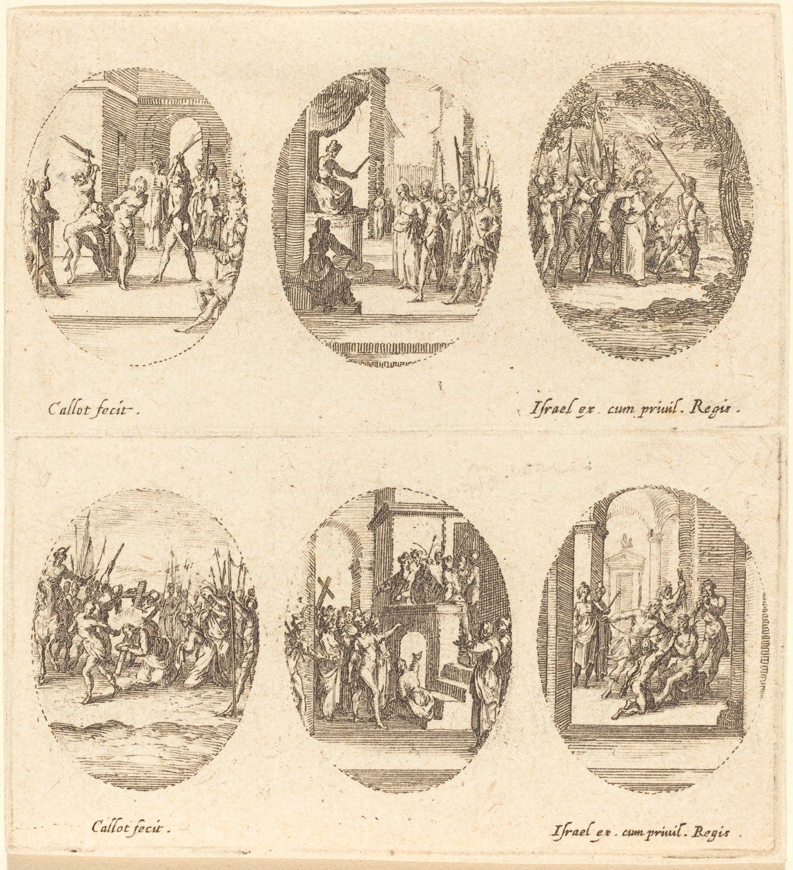 Passionens mysterier, ca. 1631. av Jacques Callot
