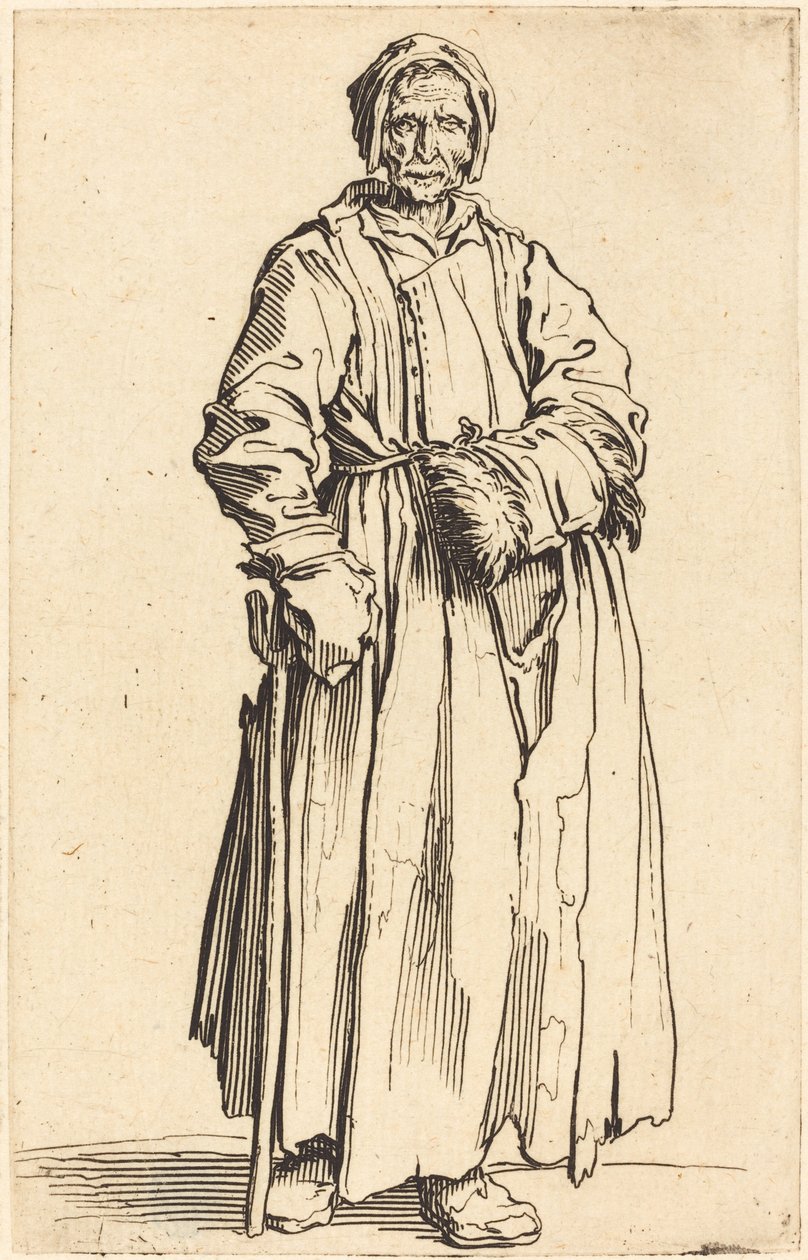 Enögd kvinna av Jacques Callot