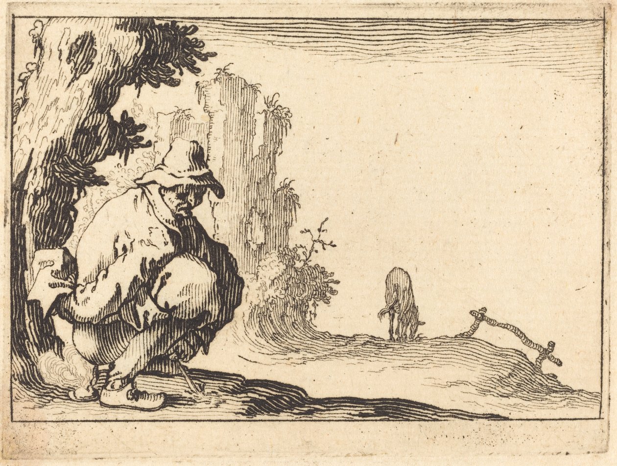 Bondens avföring av Jacques Callot
