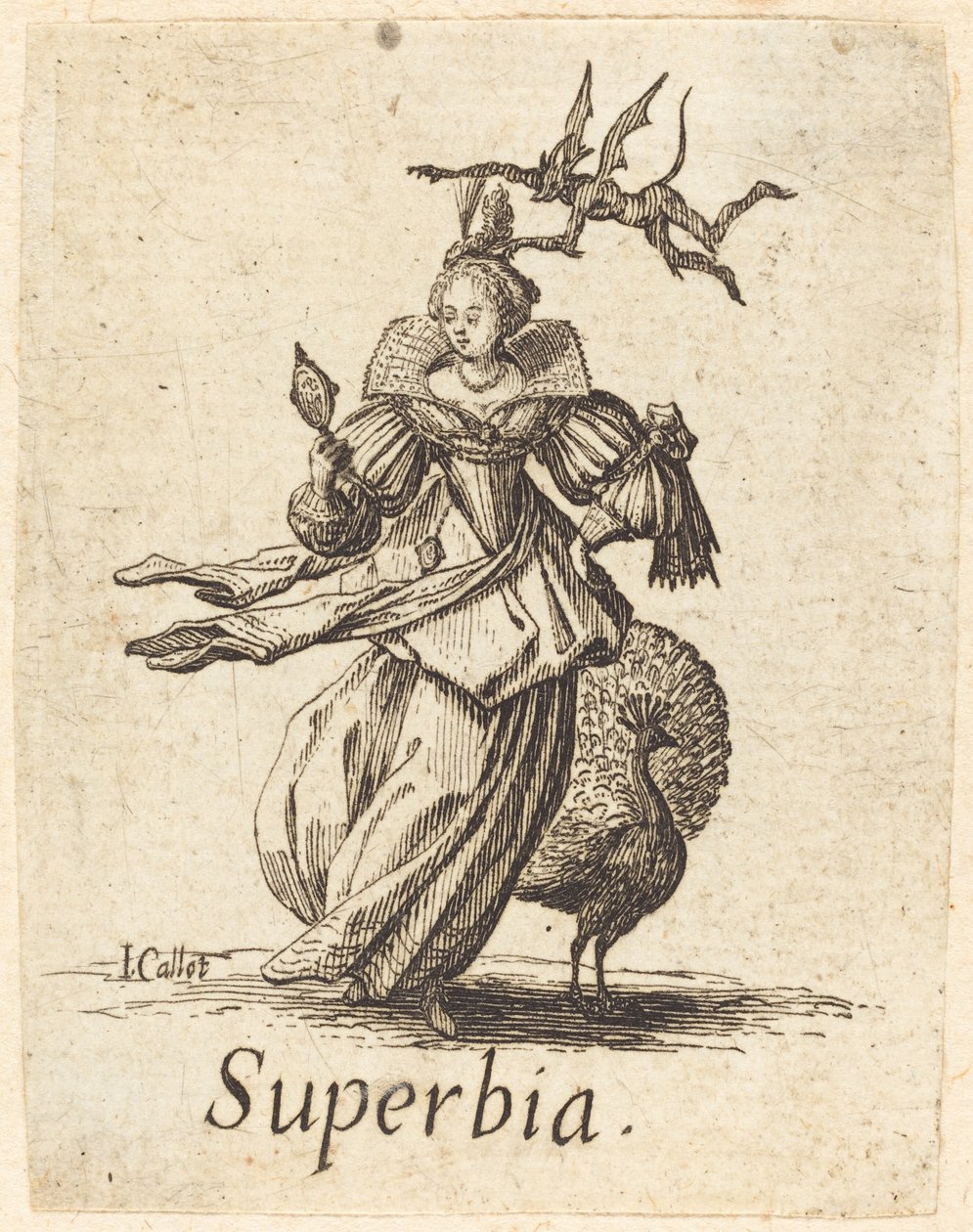 Stolthet (fåfänga) av Jacques Callot