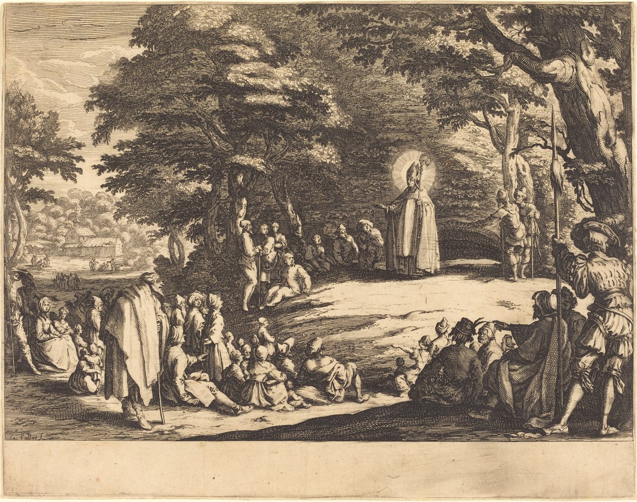 Saint Amond av Jacques Callot