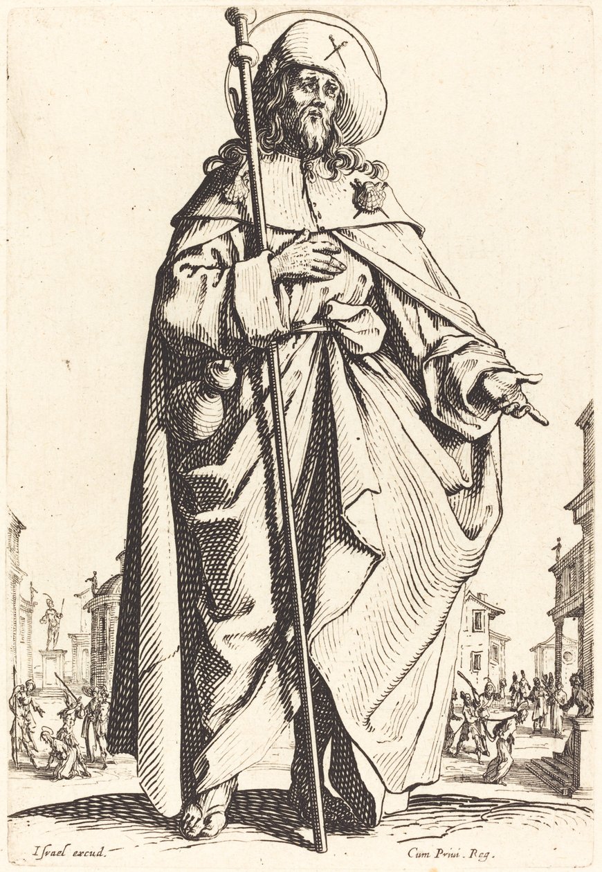 Sankt Jakob den store av Jacques Callot