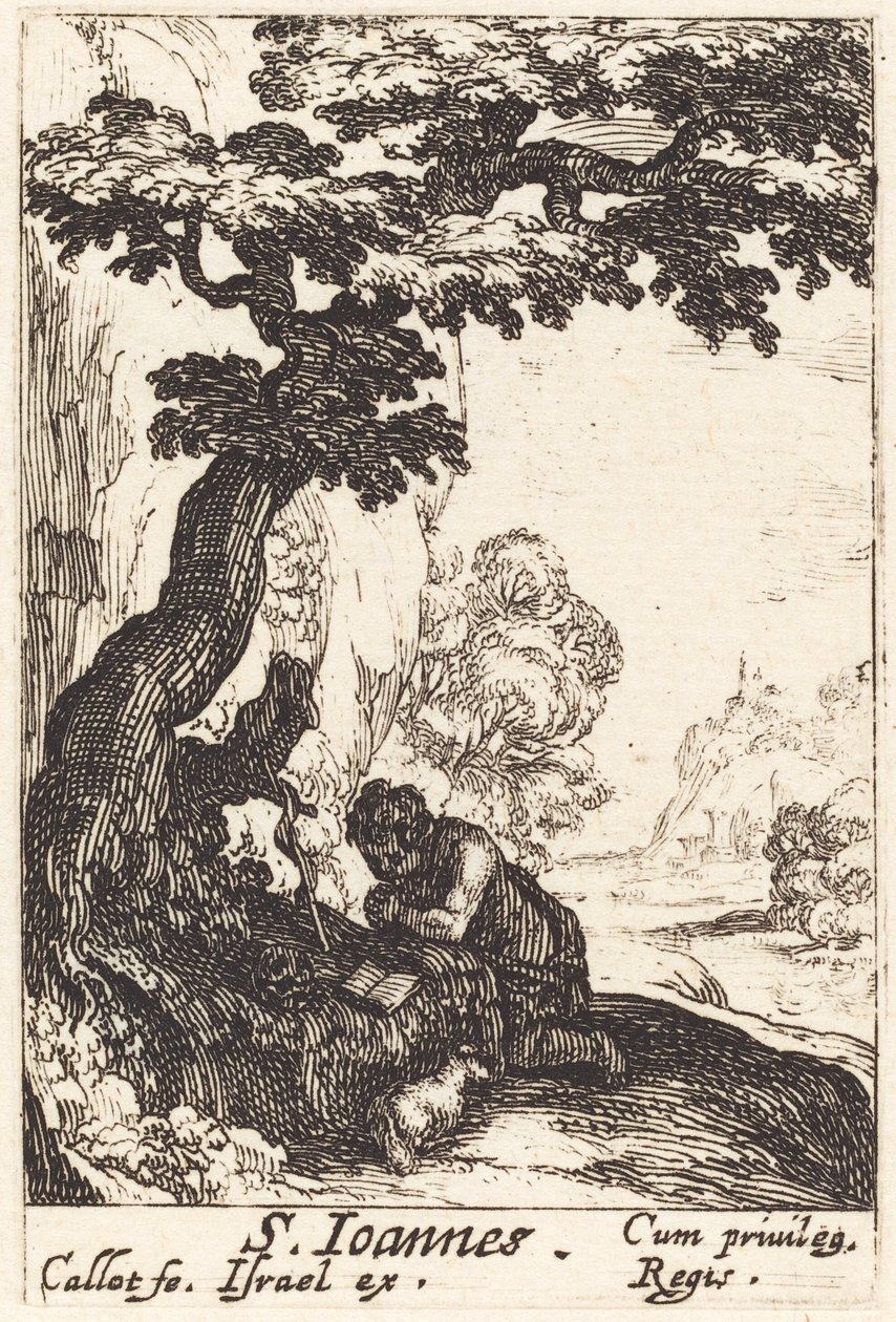 Sankt Johannes Döparen av Jacques Callot
