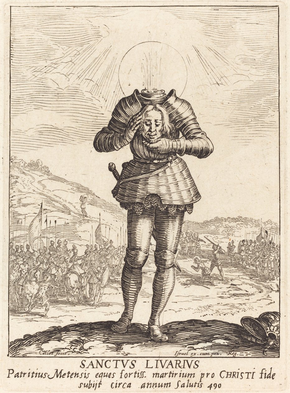 Saint Livier av Jacques Callot