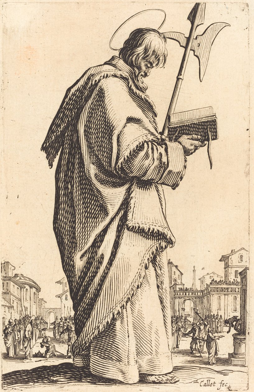 Sankt Mattias av Jacques Callot