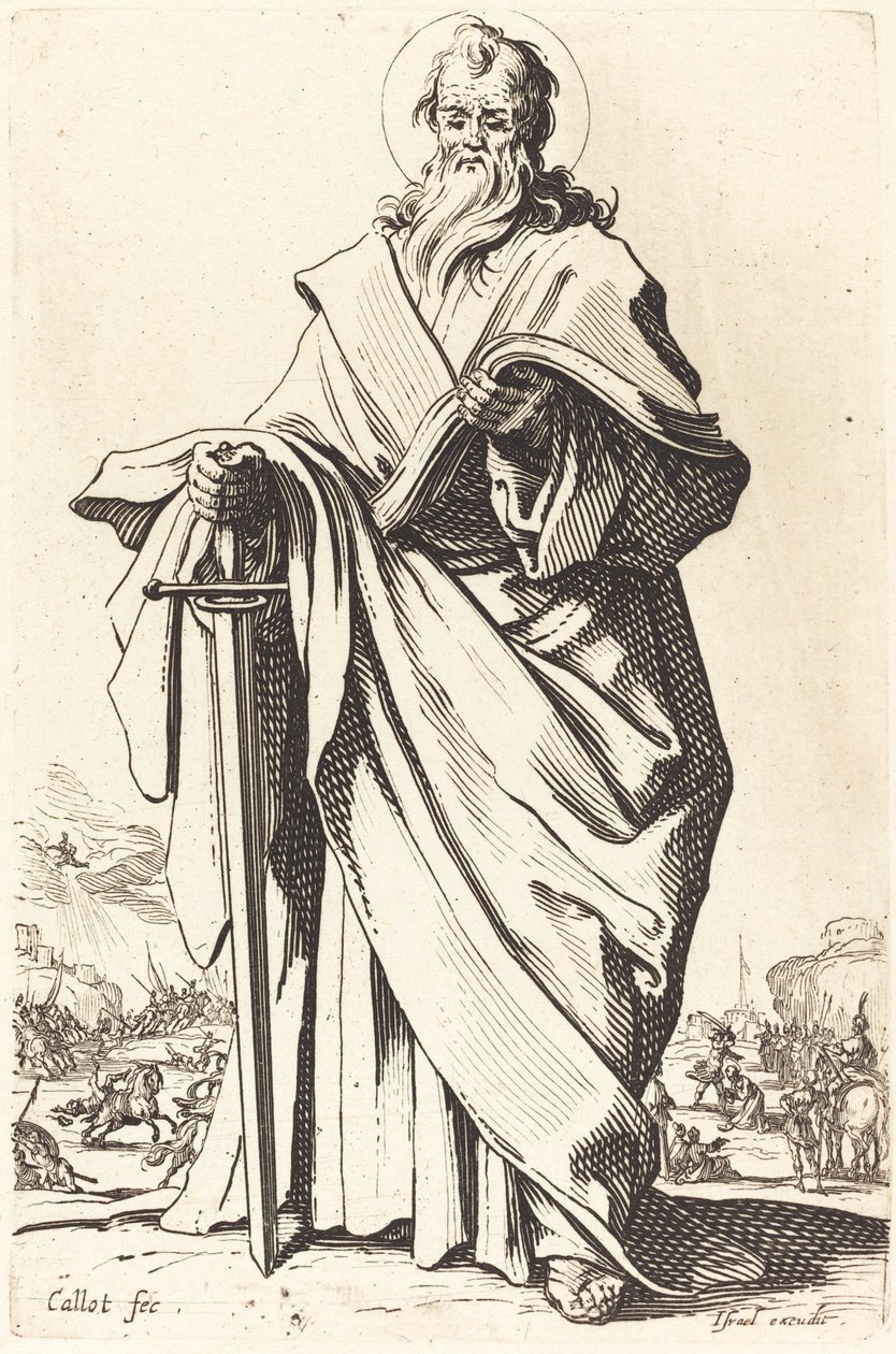Saint Paul, publicerad 1631. av Jacques Callot