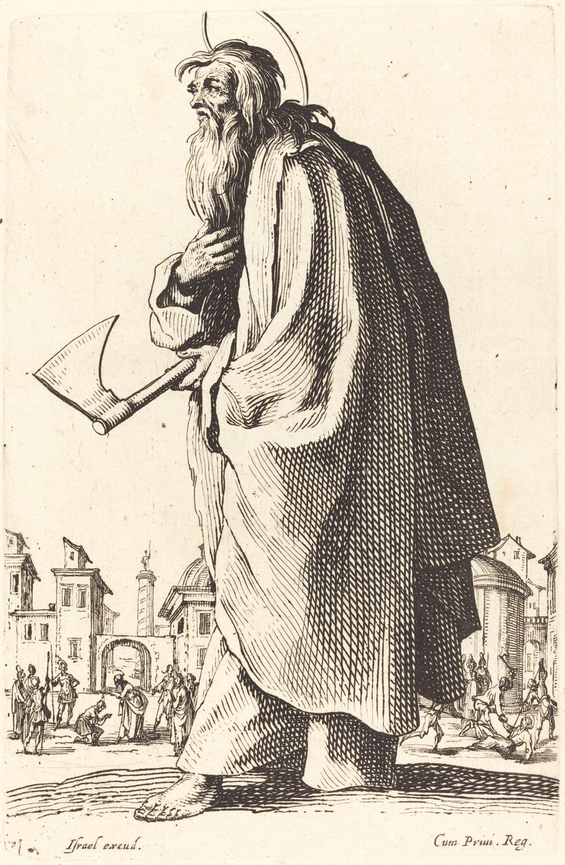 Saint Thaddeus, publicerad 1631. av Jacques Callot