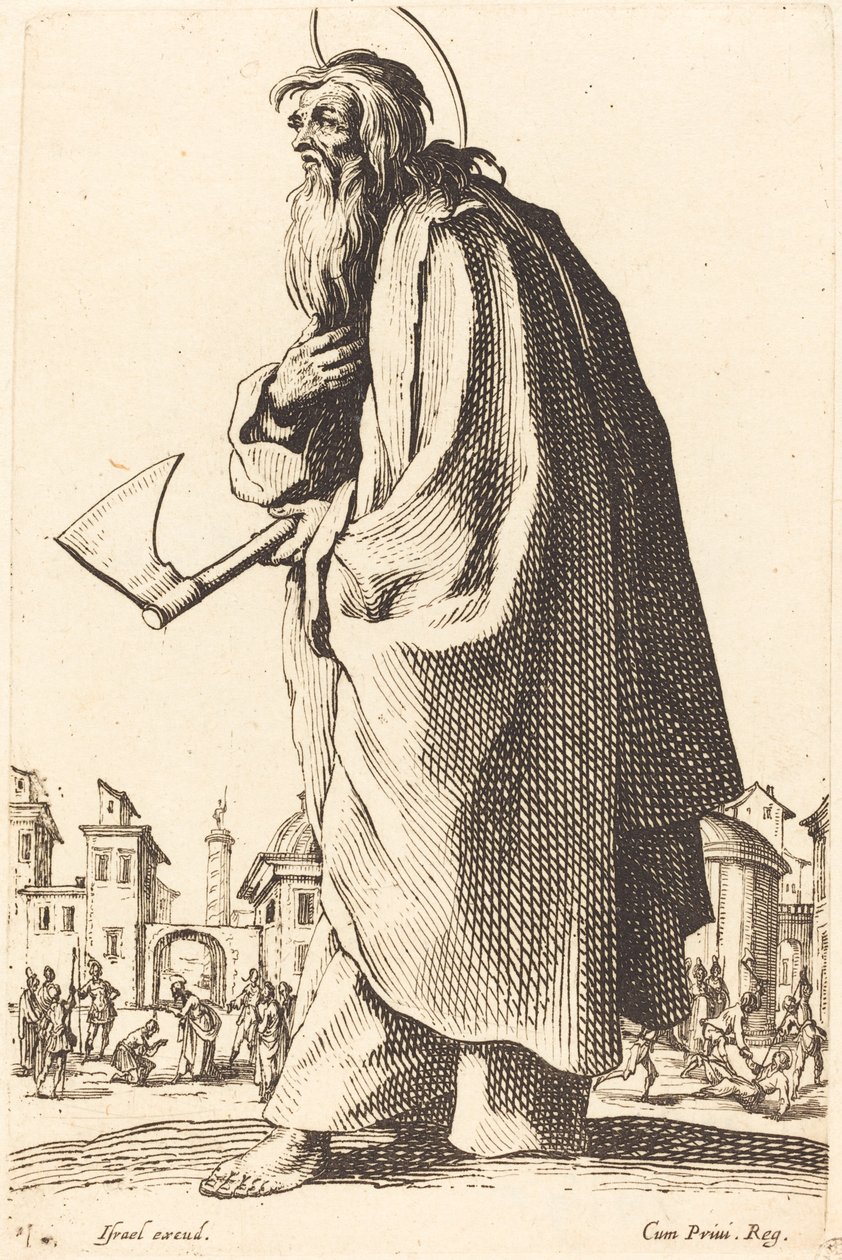 Saint Thaddeus, publicerad 1631. av Jacques Callot