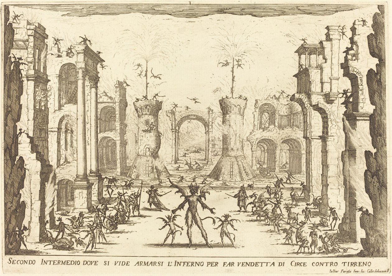 Andra Intermezzo av Jacques Callot