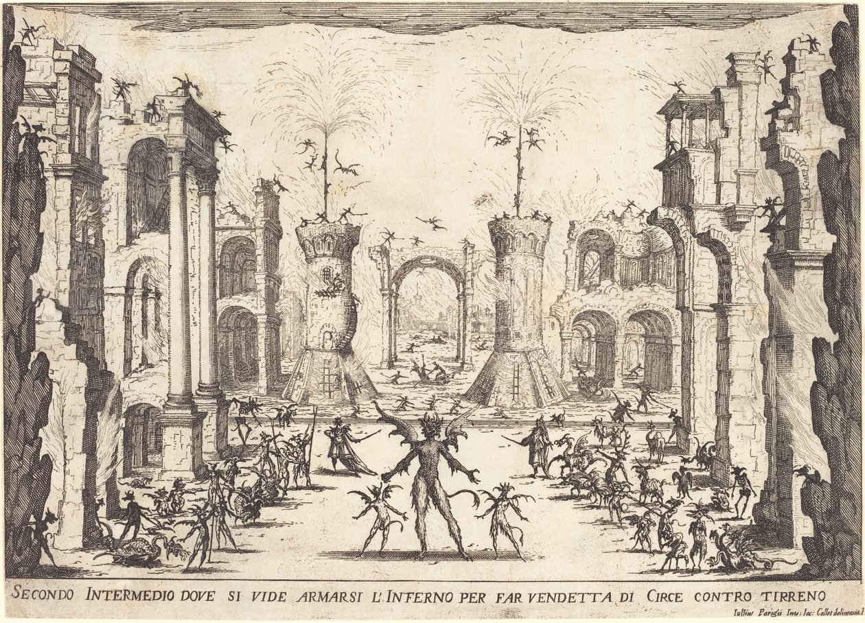 Andra Intermezzo av Jacques Callot