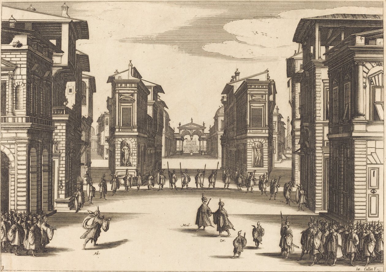 Soliman, akt III, av Jacques Callot