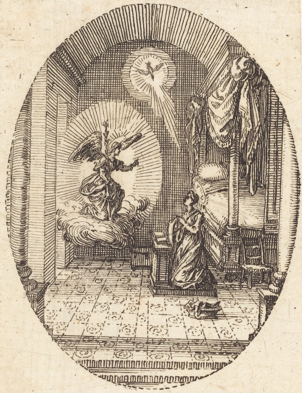 Bebådelsen av Jacques Callot