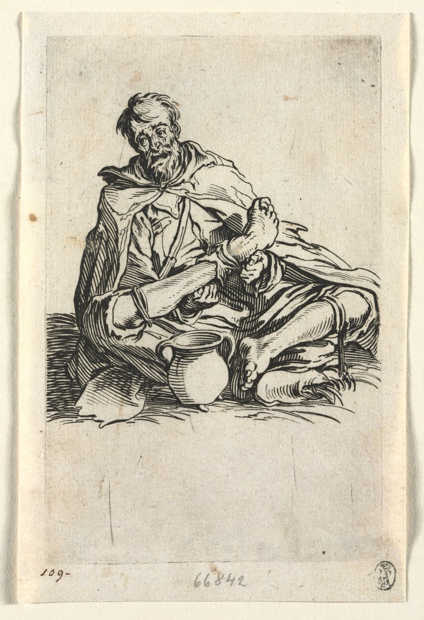 Tiggarna: Malingerer av Jacques Callot