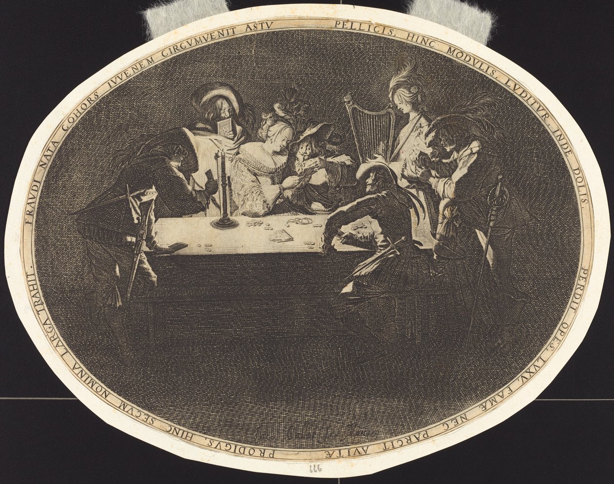 Kortspelarna av Jacques Callot