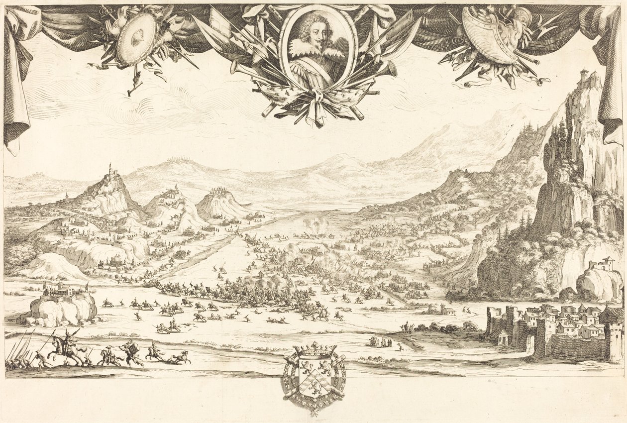 Striden av Avigliana av Jacques Callot