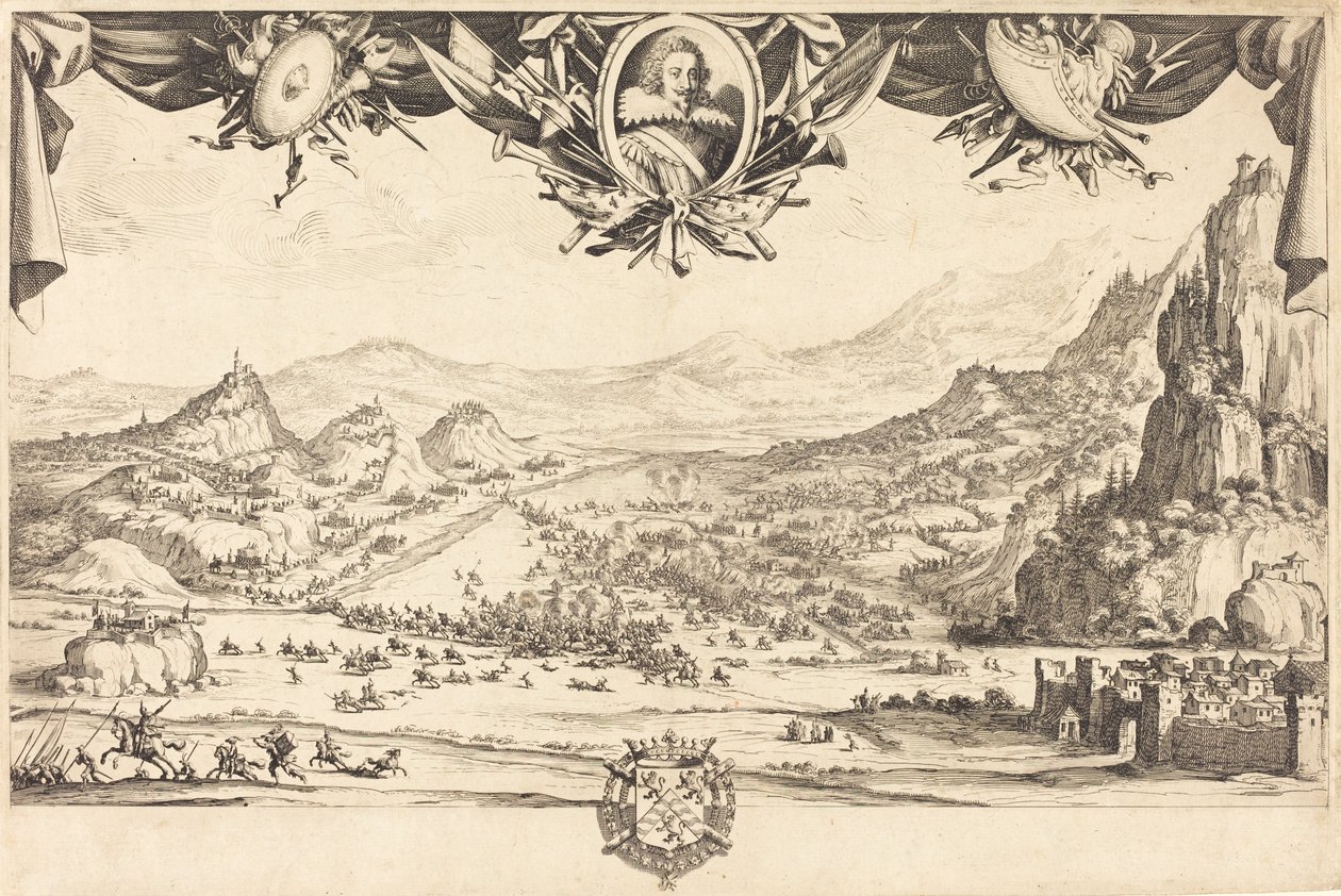 Striden av Avigliana av Jacques Callot