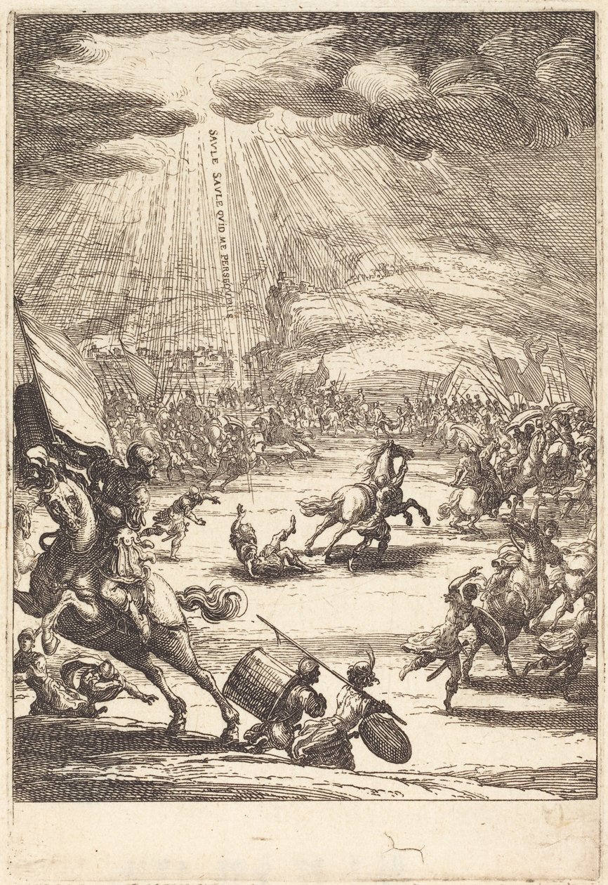 Sankt Paulus omvändelse av Jacques Callot