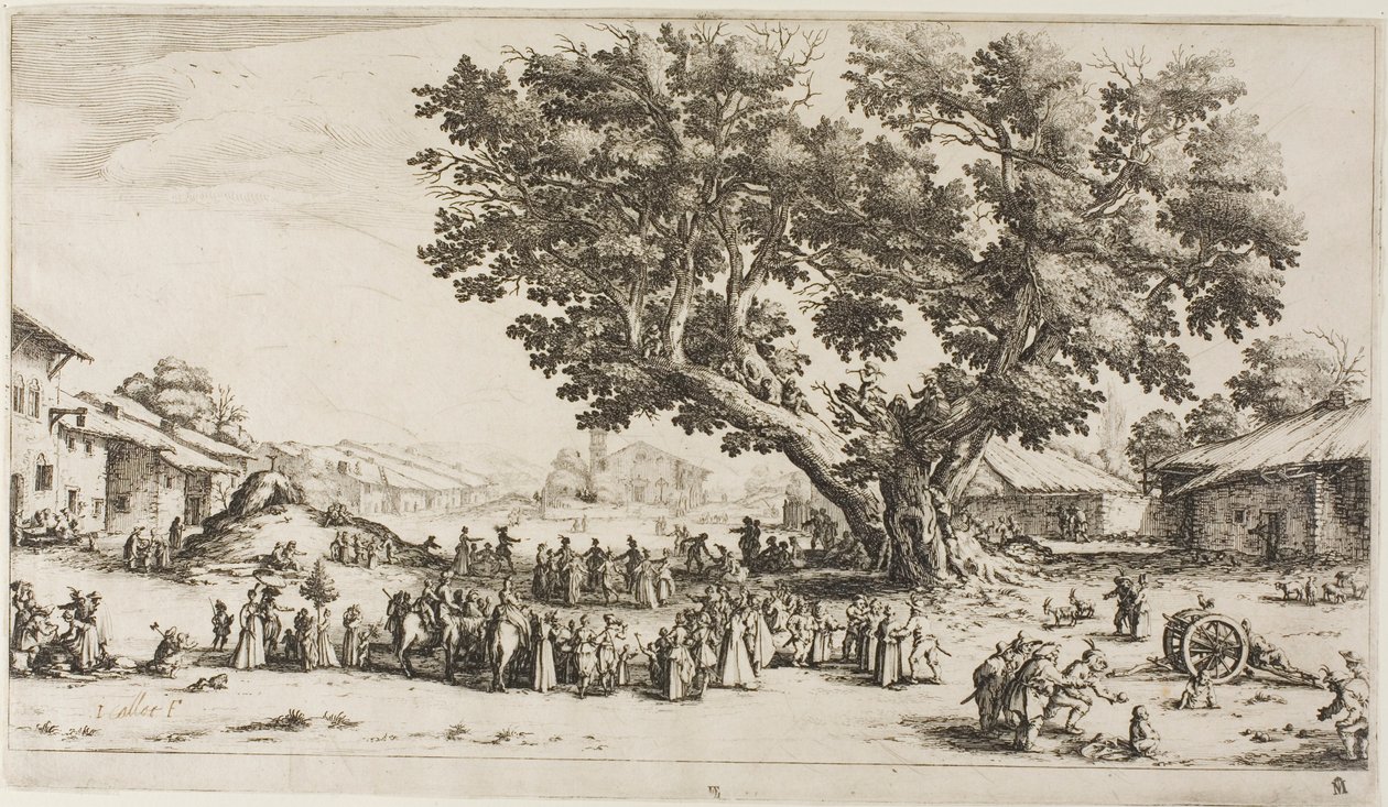Mässan i Gondreville av Jacques Callot