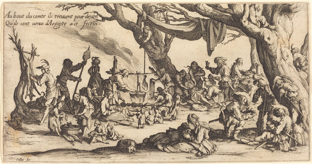 Bohemernas högtid av Jacques Callot