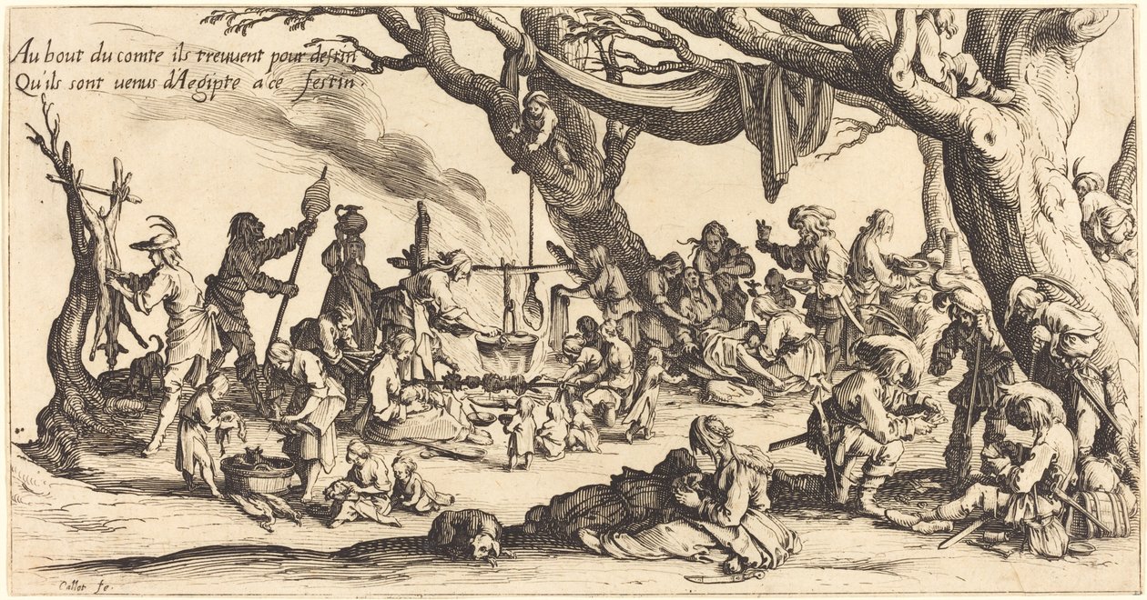 Bohemernas högtid av Jacques Callot