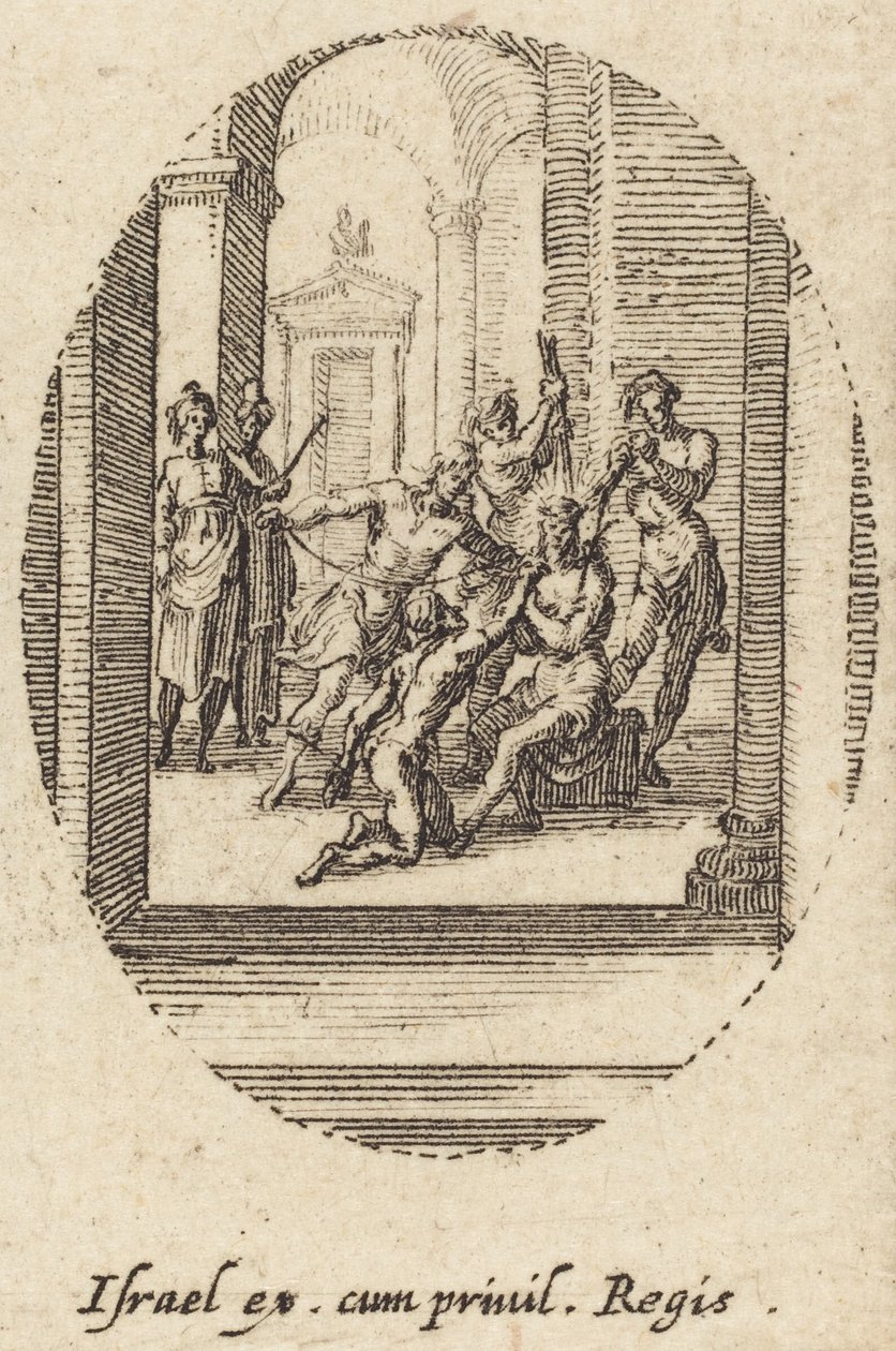 Flagelationen, ca. 1631. av Jacques Callot
