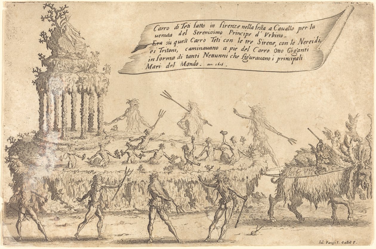 Thetis Float av Jacques Callot