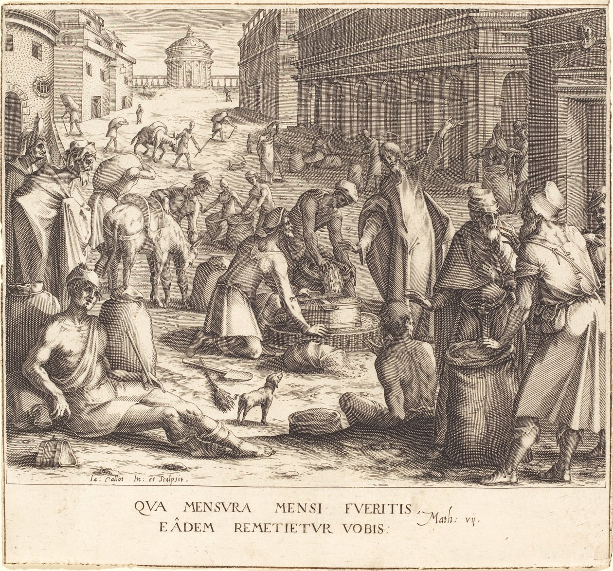 Spannmålsvägarna, 16081611. av Jacques Callot