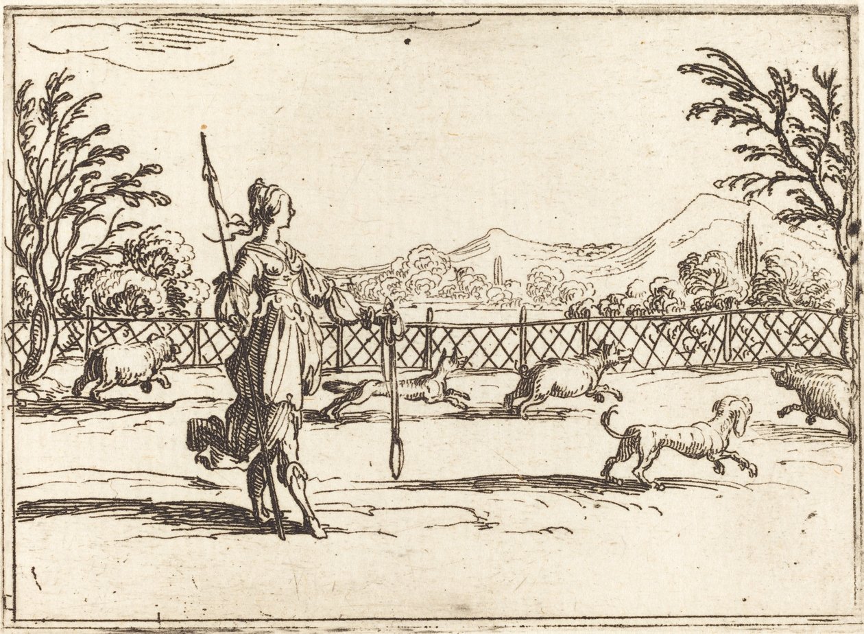 Jägaren av Jacques Callot