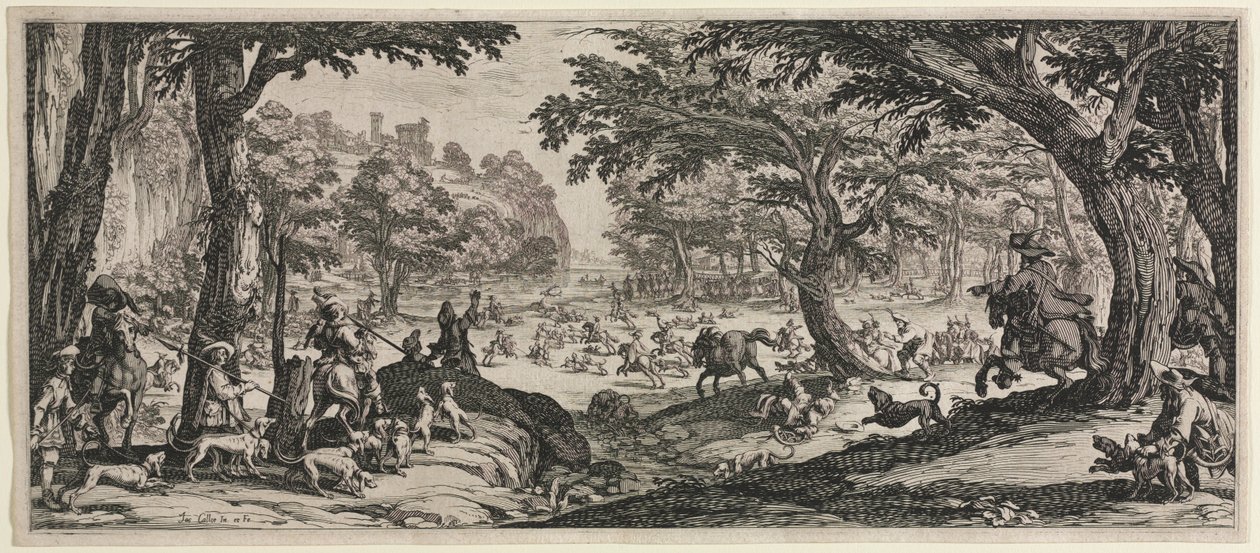 Den stora jakten av Jacques Callot