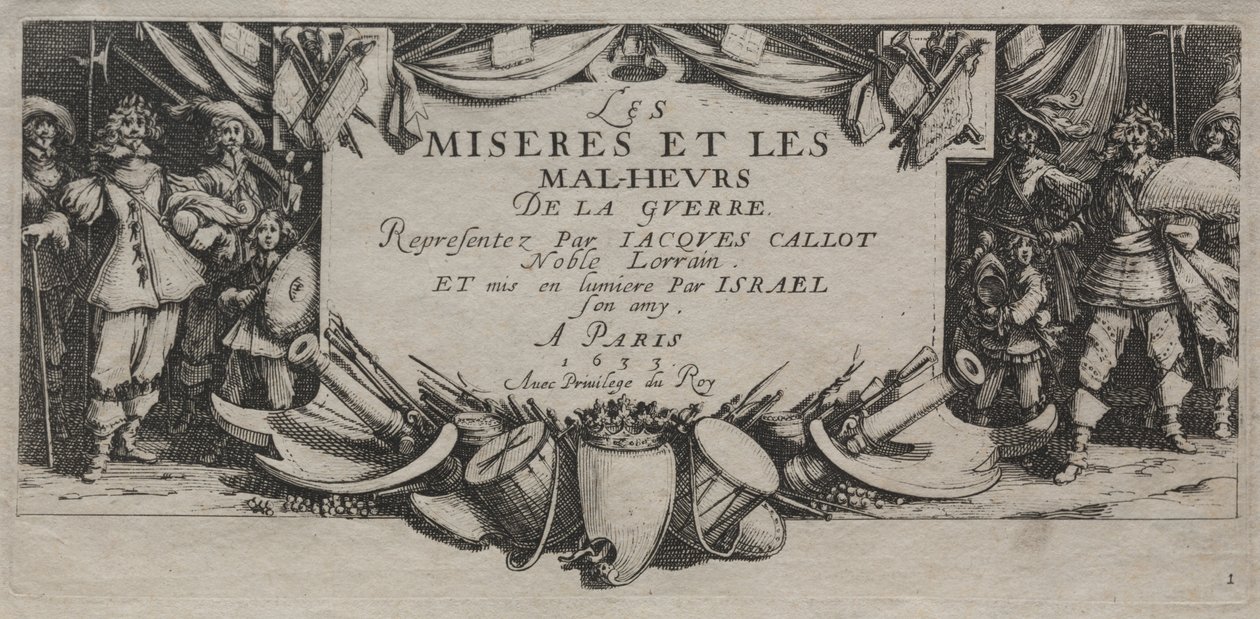 Krigets stora elände av Jacques Callot