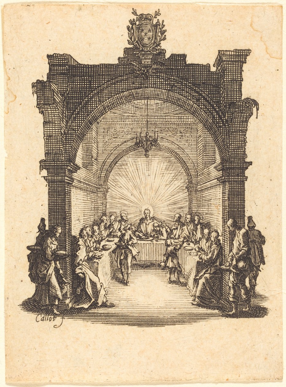 Sista måltiden av Jacques Callot