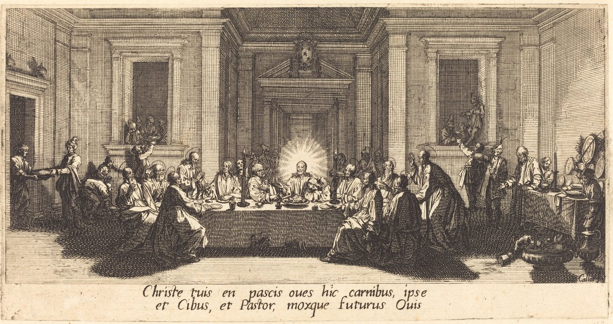 Sista måltiden av Jacques Callot