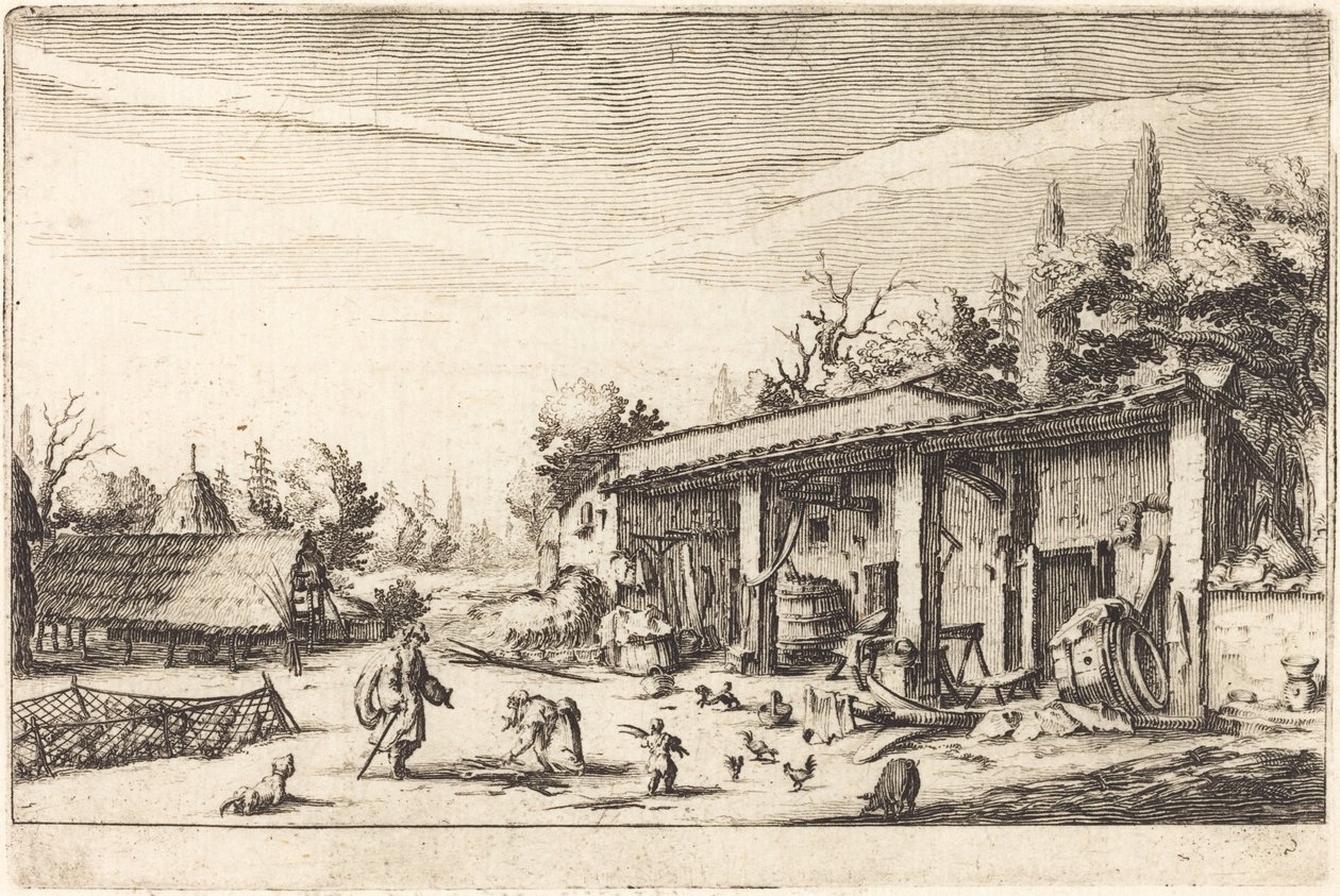 Den lilla gården av Jacques Callot