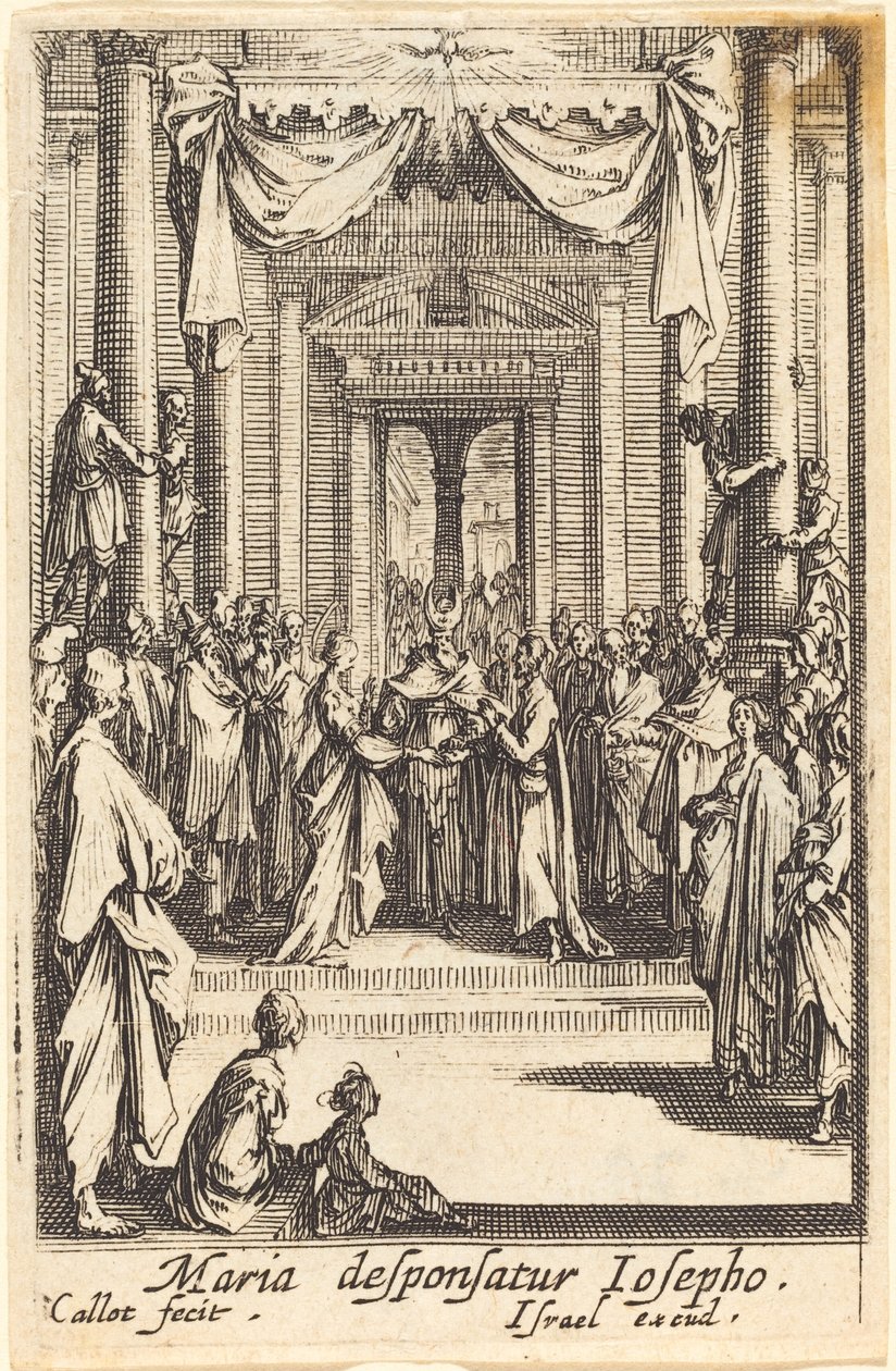 Jungfruns äktenskap av Jacques Callot