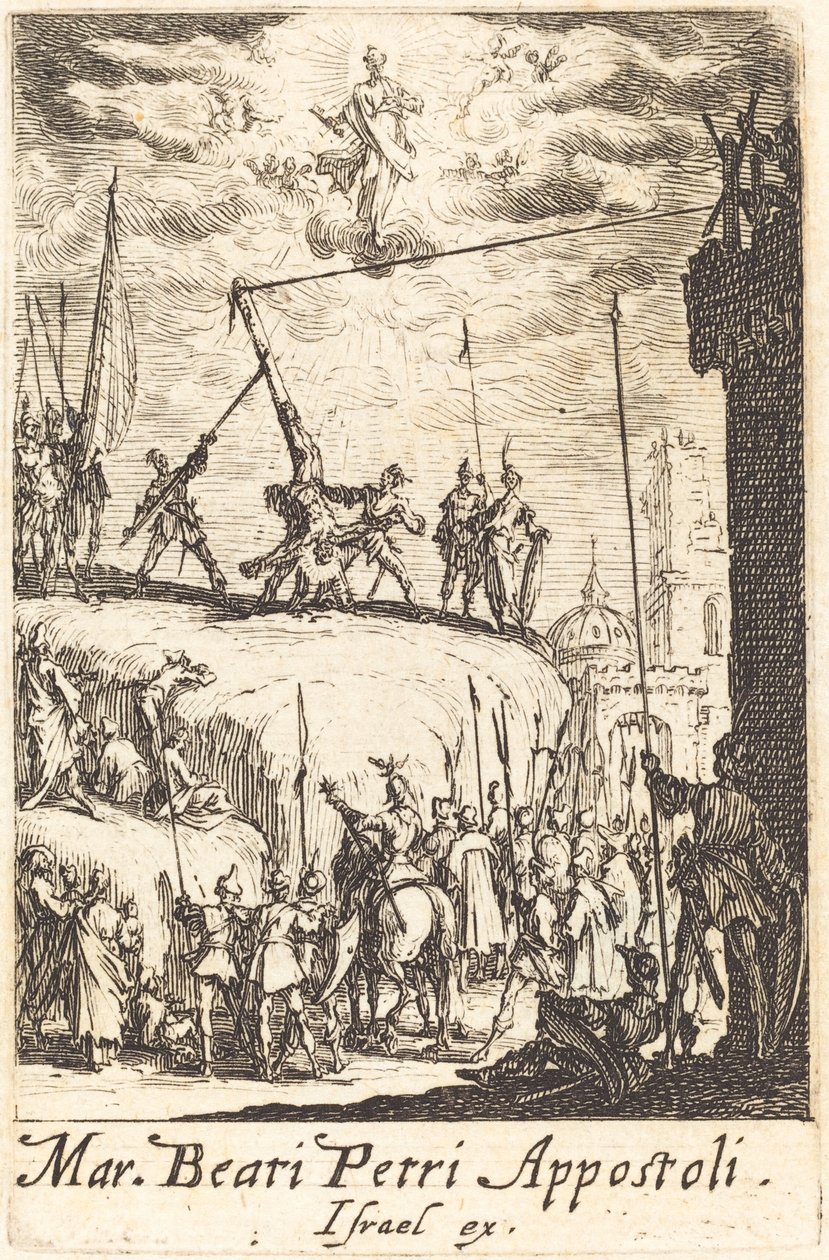 Sankt Peters martyrskap av Jacques Callot