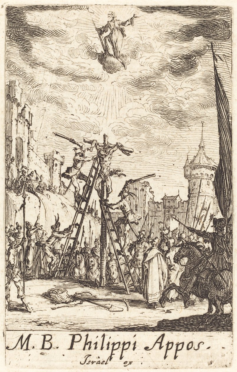 Sankt Filips martyrskap av Jacques Callot