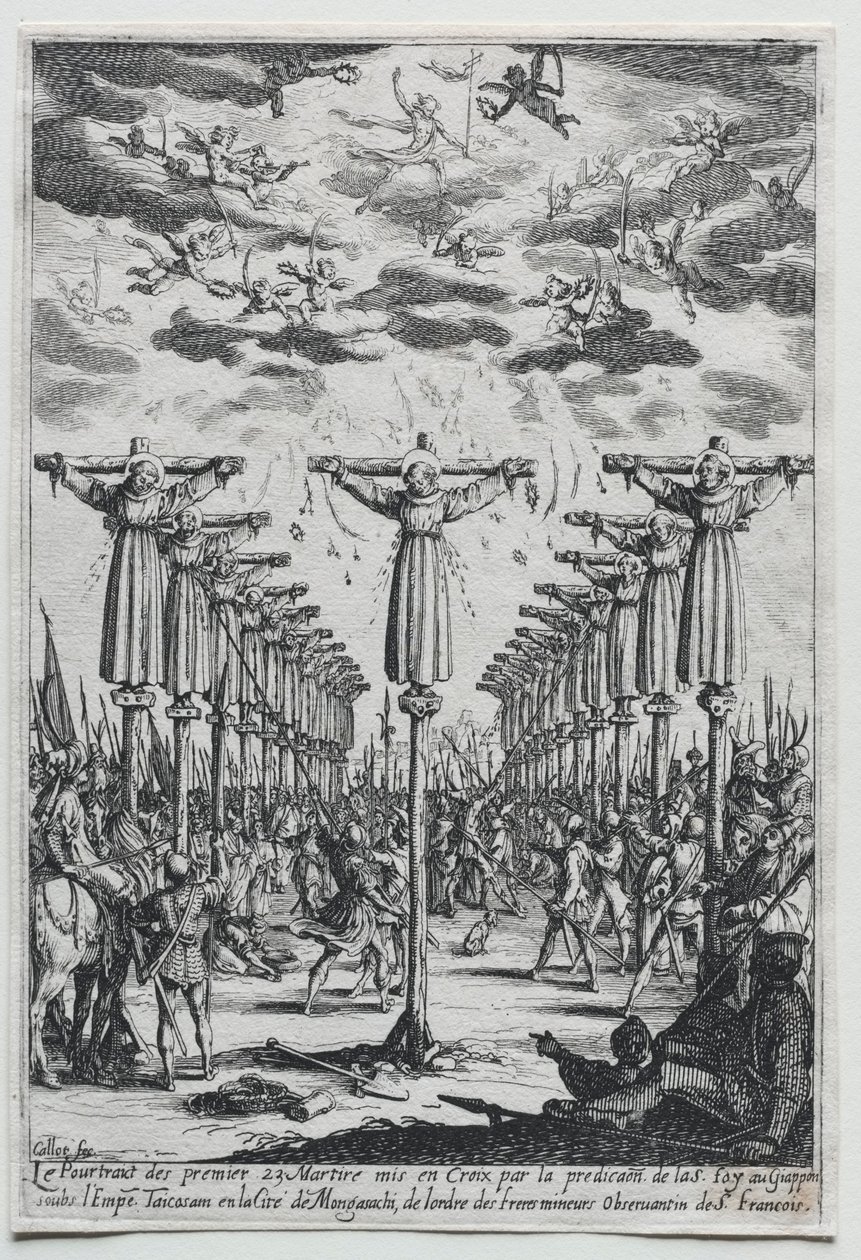 Martyrerna i Japan av Jacques Callot