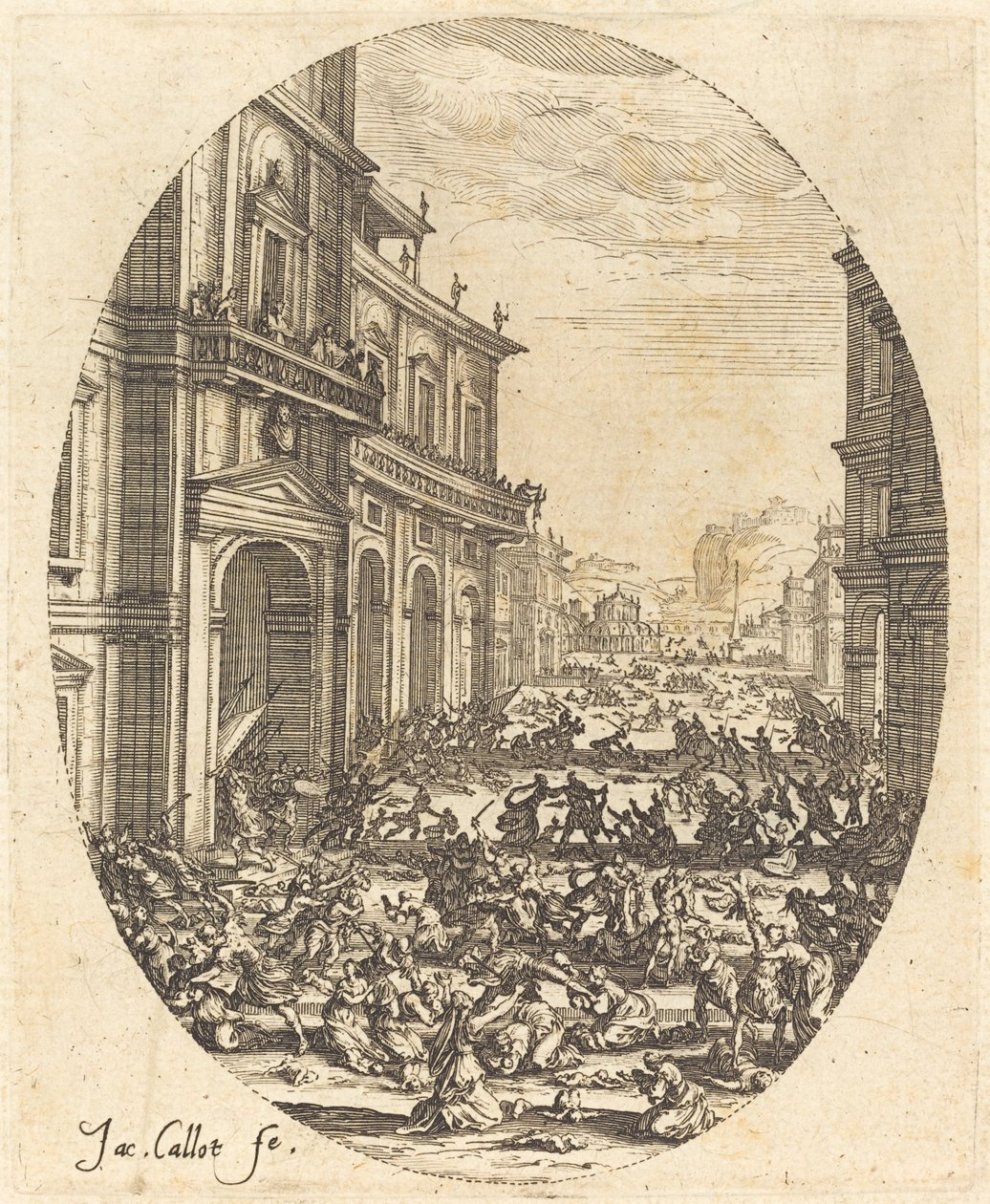 Massakern på de oskyldiga av Jacques Callot
