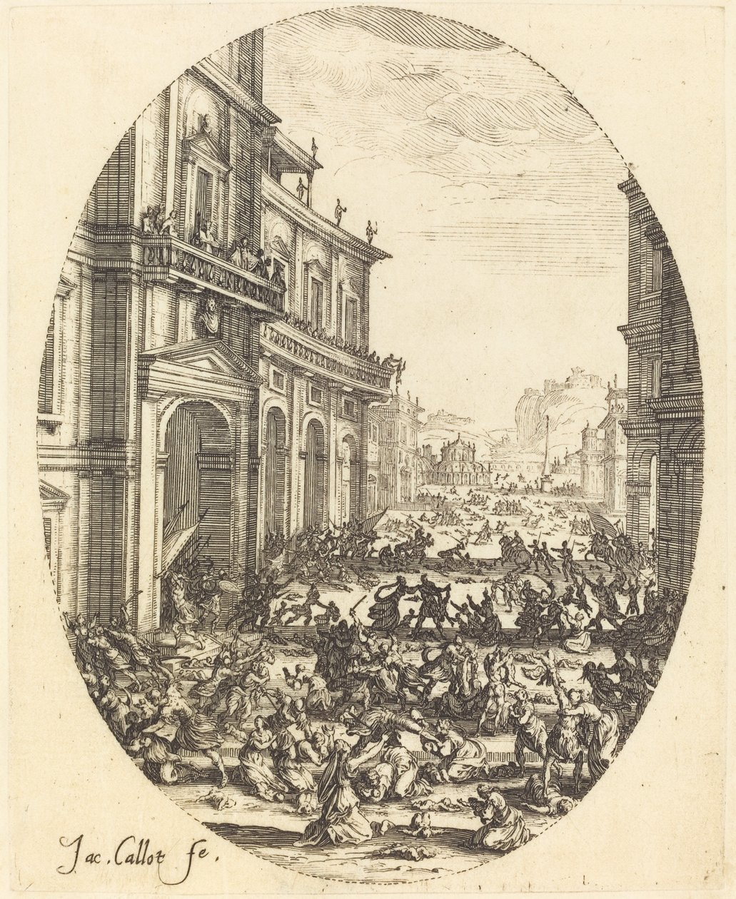 Massakern på de oskyldiga, andra plattan av Jacques Callot