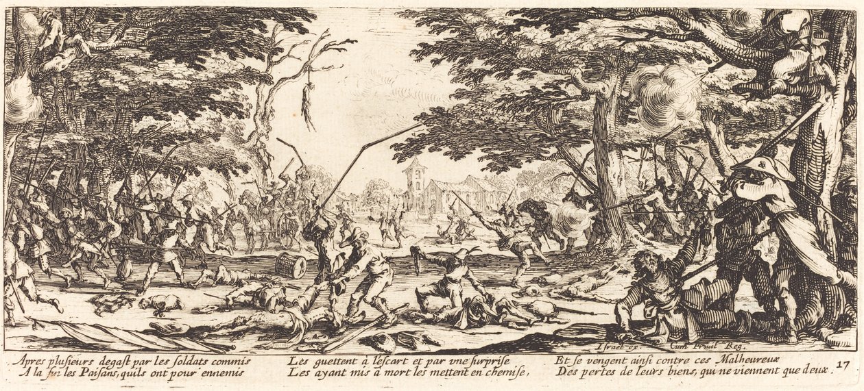 Bönderna hämnas sig själva av Jacques Callot